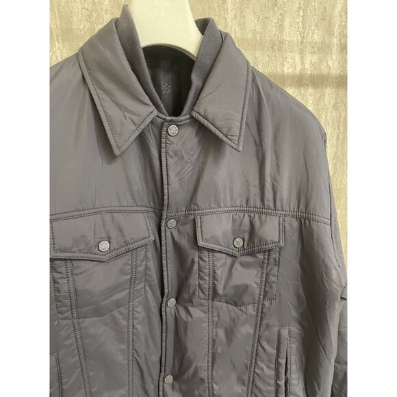 Louis Vuitton Mens Navy Quilted Jacket Size 52 - Picture 6 of 16